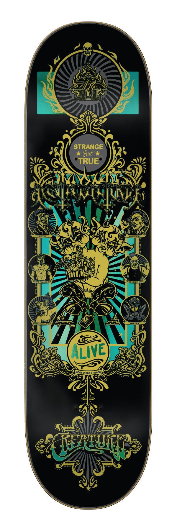 Baekkel Sideshow Pro 8.25in x 32.04in Creature Decks