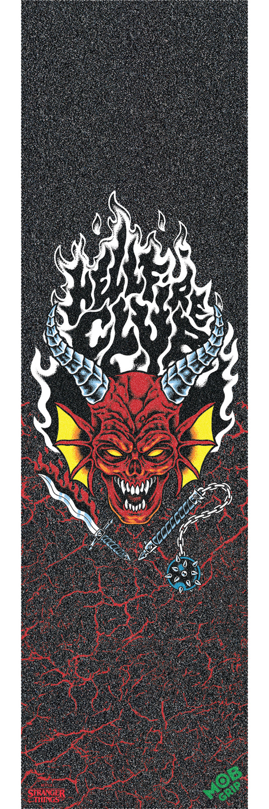 Stranger Things Hellfire Club Grip Tape 9in x 33in Sheet Graphic Mob