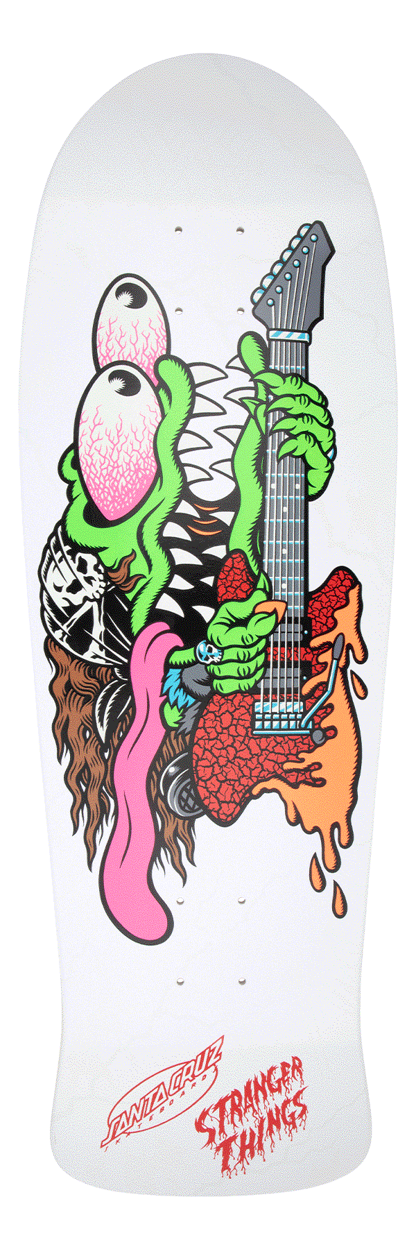 Stranger Things Meek Slasher Eddie Reveal 10.1in x 31.13in Santa Cruz Decks