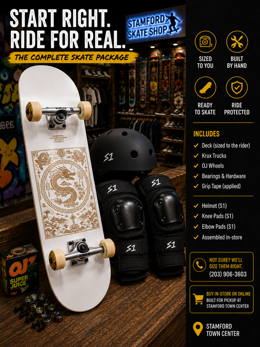 Complete Skate Setup + Protection Package