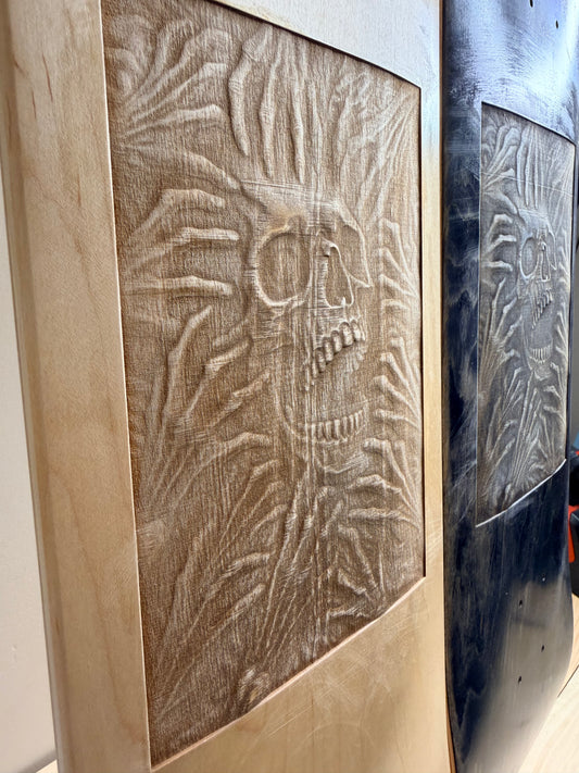 SSS - Reaper Laser-Engraved Skateboard Deck 7.75