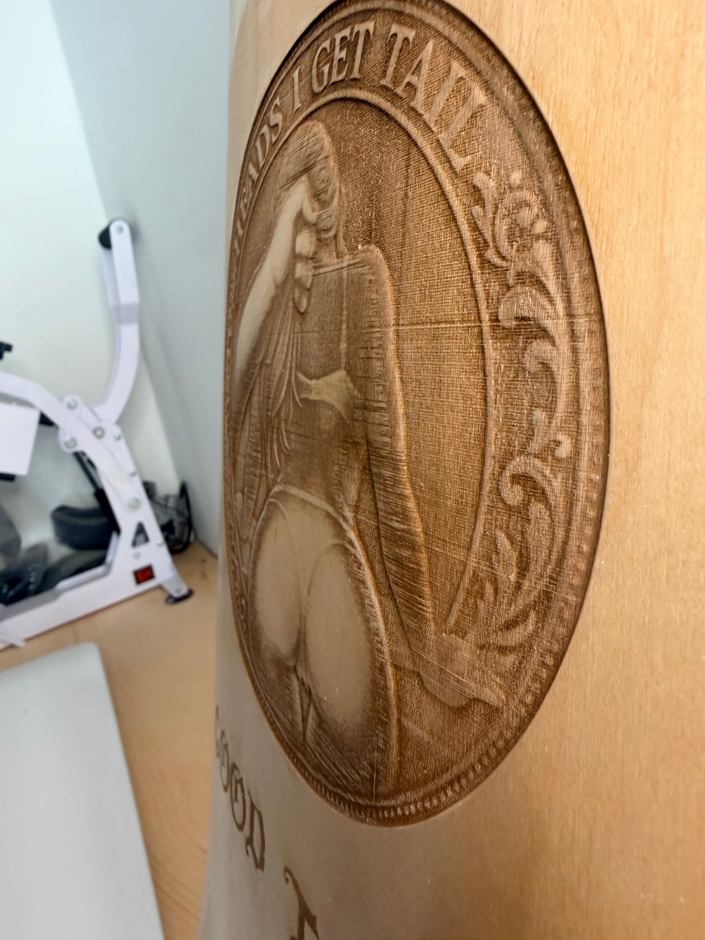 SSS Good Times Heads I Get Tail Engraved Deck | Stamford Skate Shop