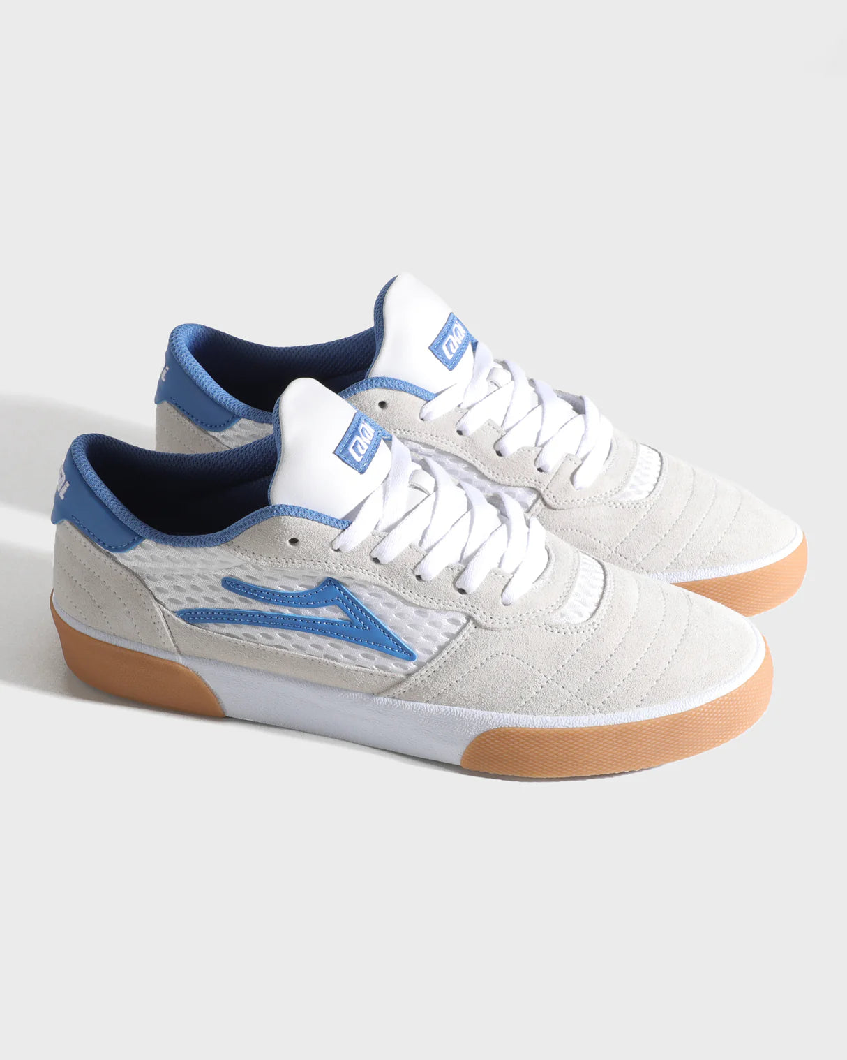 CAMBRIDGE - WHITE SUEDE PARISIAN GUM