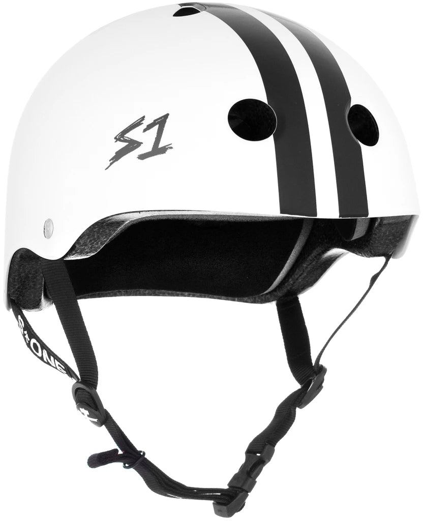 S1 Lifer White w/ Black Stripes