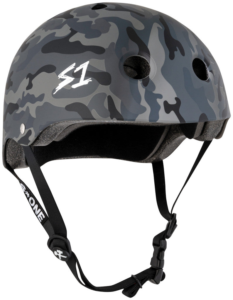 S1 LIFER HELMET - BLACK CAMO MATTE