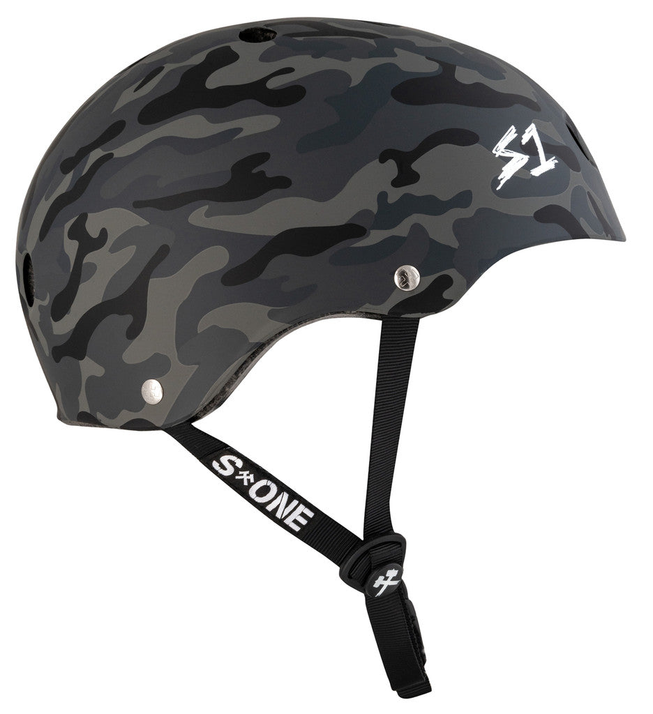 S1 LIFER HELMET - BLACK CAMO MATTE