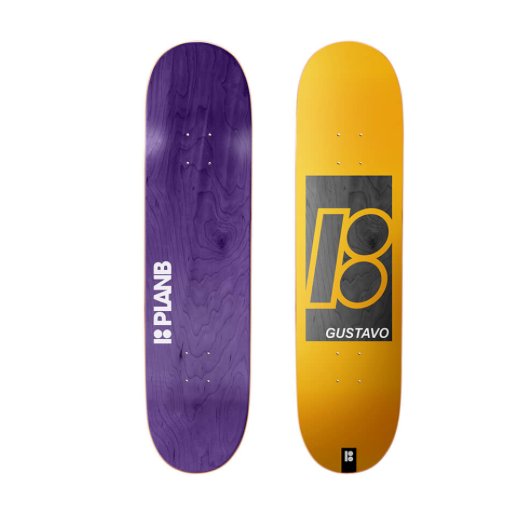 PLAN B GUSTAVO ENGRAINED DECK 8.0