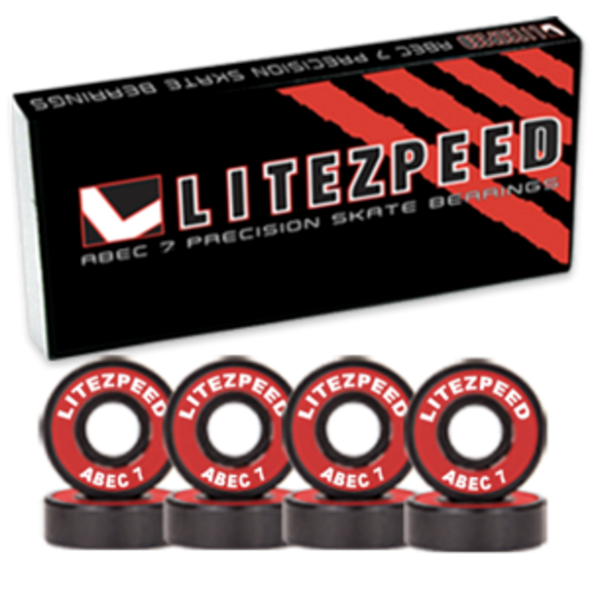 LITEZPEED ABEC 7 SINGLE SET RED