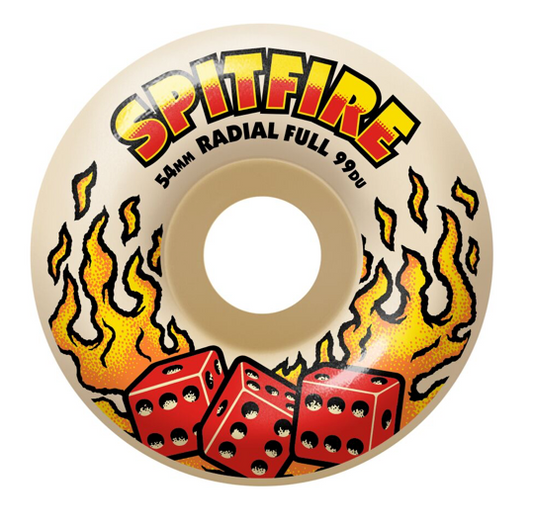 SPITFIRE FORMULA FOUR HOT HAND RADIAL FULL 54MM 99D (Set of 4)