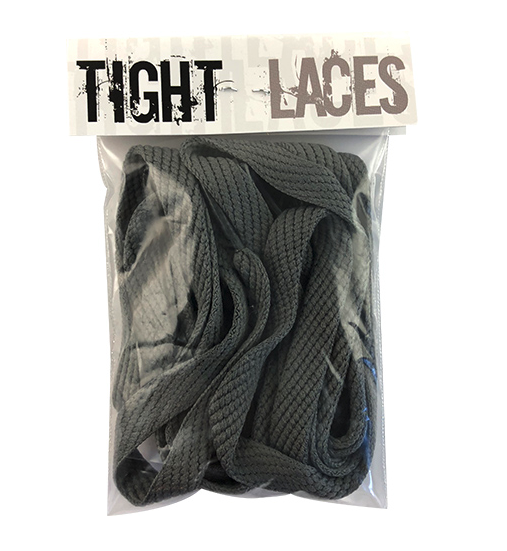 TIGHT LACES FLAT 45" DARK GREY