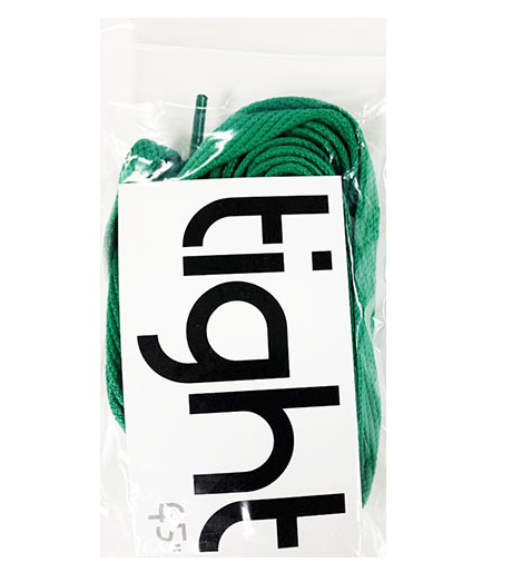 TIGHT LACES FLAT 45" KELLY GREEN