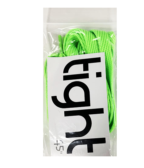 TIGHT LACES FLAT 45" NEON GREEN