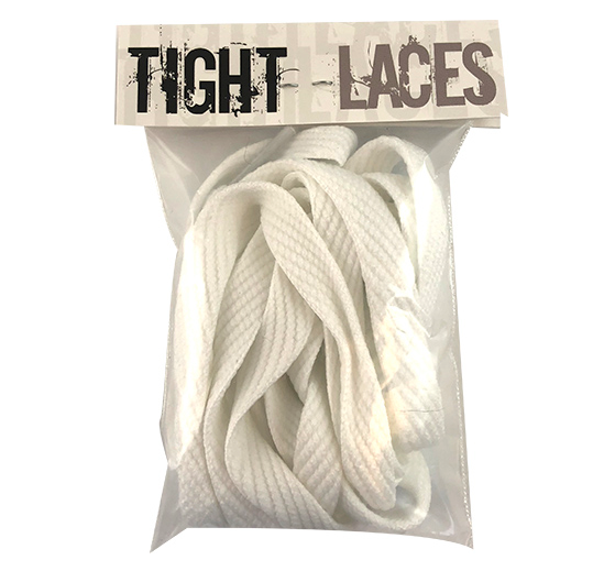 TIGHT LACES FLAT 45" WHITE