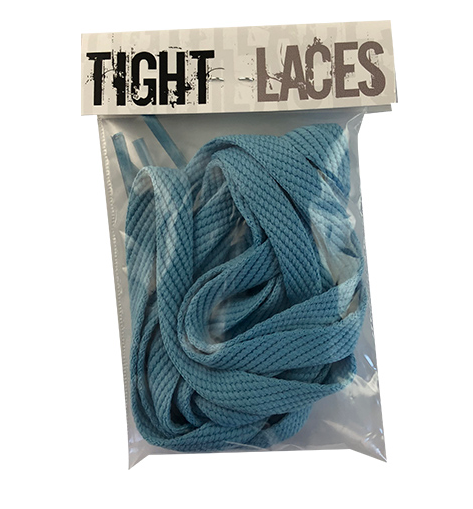 TIGHT LACES FLAT 45" SKY BLUE