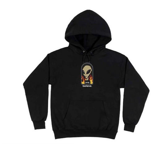 THRASHER X AWS BELIEVE BLACK HD/SWT M