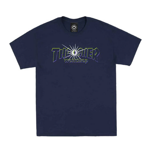 THRASHER X AWS NOVA NAVY SS L