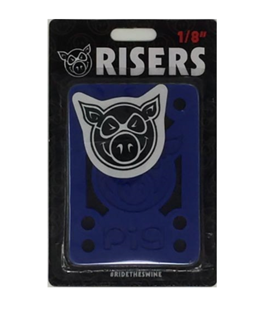 PIG 1/8" HARD RISERS BLUE