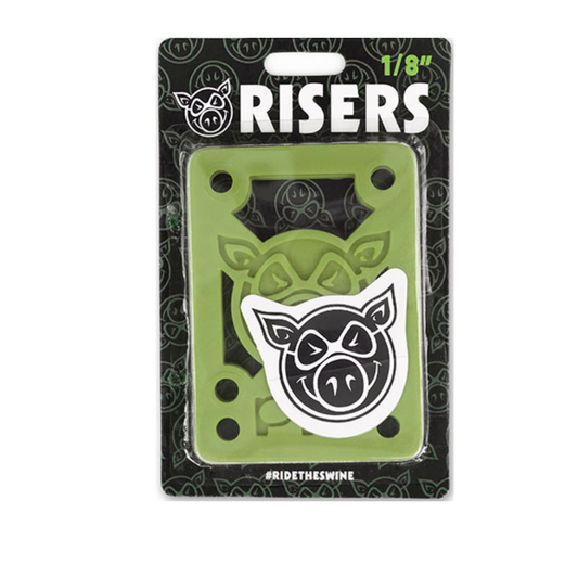 PIG 1/8" HARD RISERS OLIVE