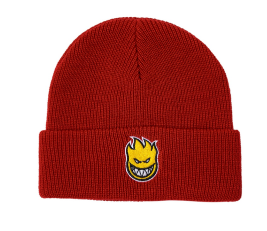 SPITFIRE BIGHEAD FILL CUFF BEANIE DARK RED/GOLD