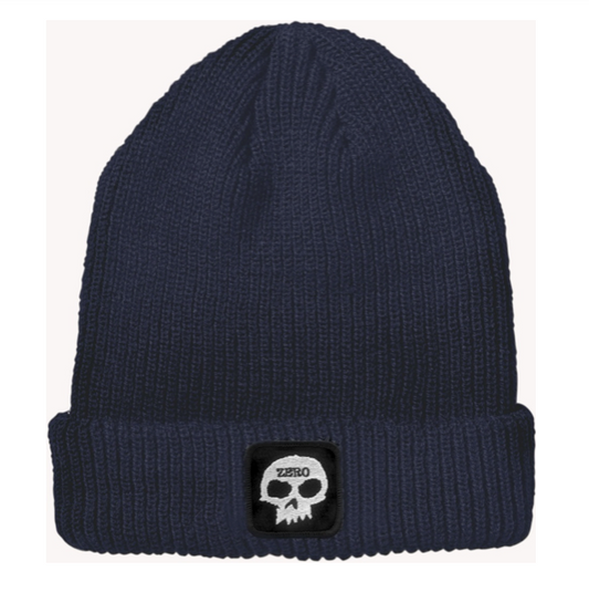 ZERO SKULL PATCH BEANIE NAVY