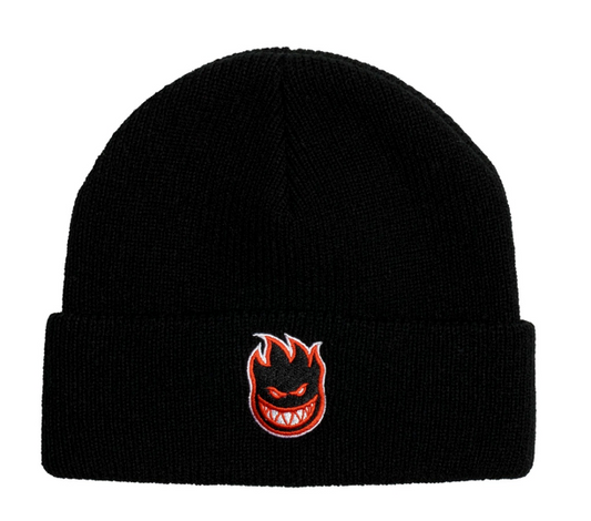 SPITFIRE BIGHEAD FILL CUFF BEANIE BLACK/RED