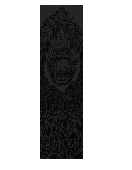 BONES WHEELS 9" X 33" FOREST FACE BLACK SHEET