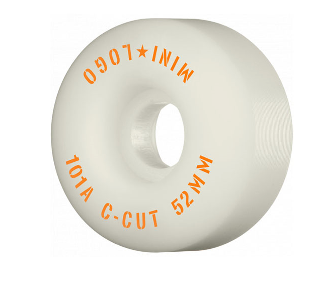 MINI LOGO C CUT WHITE 52MM 101A (Set of 4)