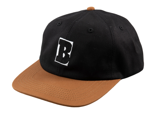 BAKER CAPITAL B SNAPBACK HAT BLACK/BROWN