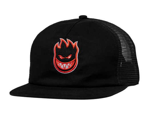 SPITFIRE BIGHEAD FILL SNAPBACK HAT BLACK/RED