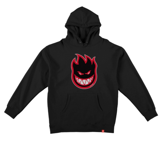 SPITFIRE BIGHEAD FILL BLACK/BLACK/RED HD/SWT L