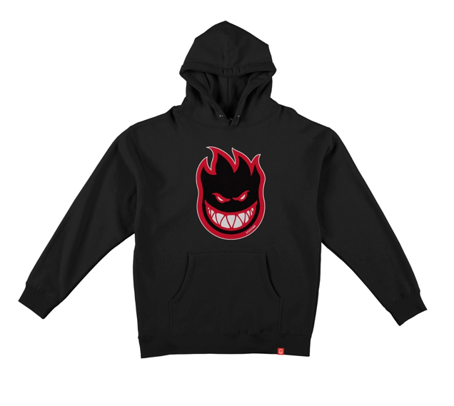 SPITFIRE BIGHEAD FILL BLACK/BLACK/RED HD/SWT M