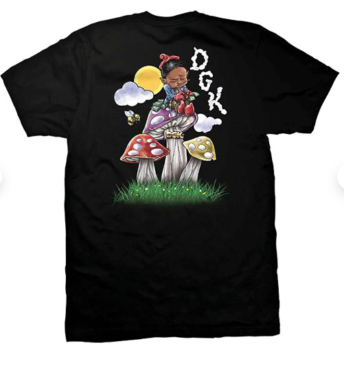 DGK TRIPPY MATH BLACK SS L