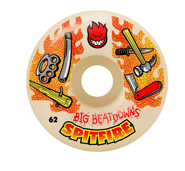 SPITFIRE FORMULA FOUR BIG BEATDOWN CLASSIC 66.6MM 99D (Set of 4)