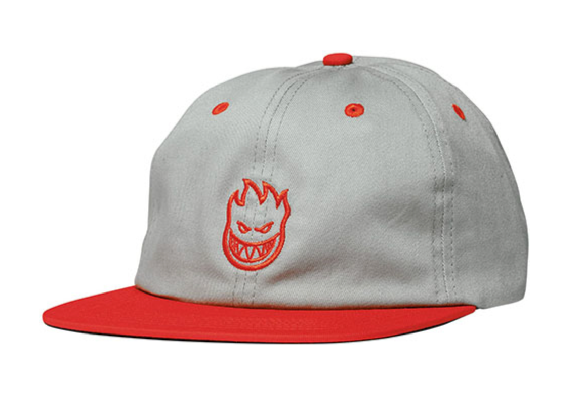 SPITFIRE LIL BIGHEAD STRAPBACK HAT GREY/RED