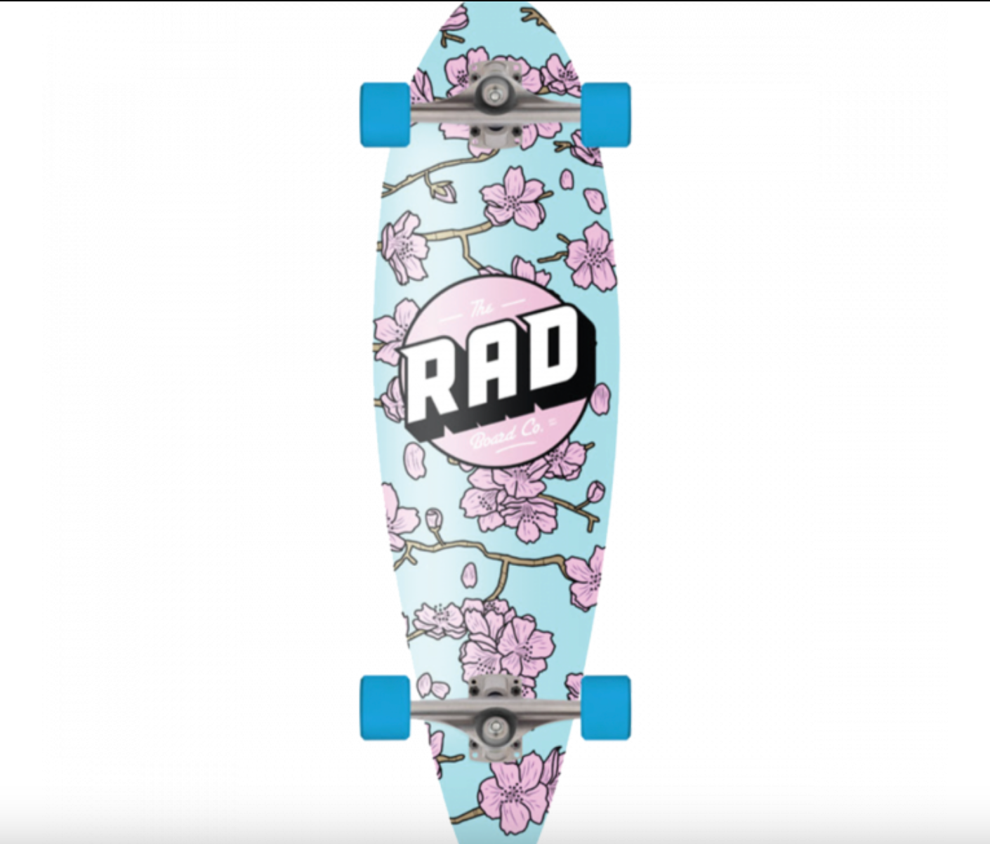 RAD PINTAIL MINI COMP-9X32 CHERRY BLOSSOM BLU/PINK