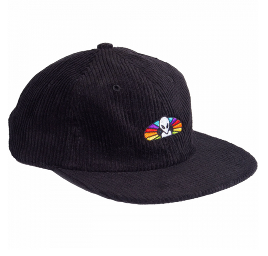 AW SPECTRUM CORDUROY HAT ADJ-BLACK