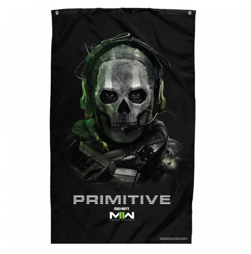 PRIMITIVE GHOST BANNER BLACK