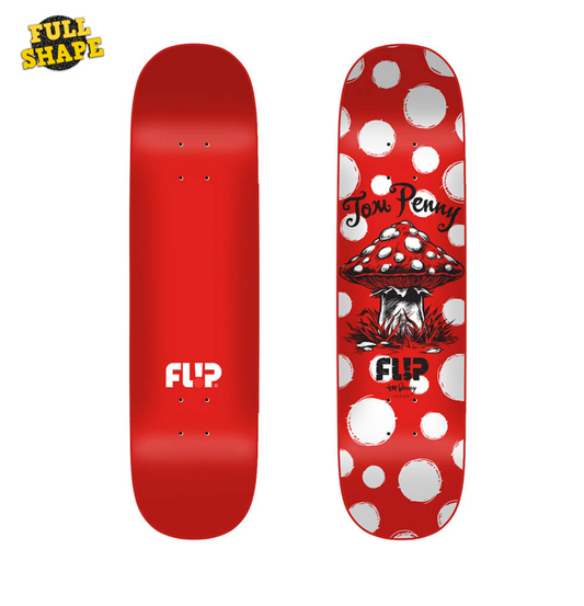 FLIP PENNY DOTS RED DECK 8.125