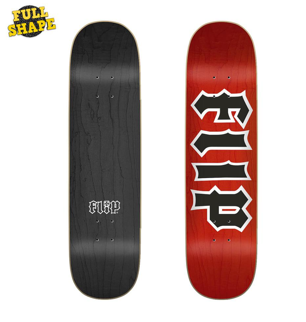 FLIP TEAM CANCELLED RED STAIN DECK 8.0