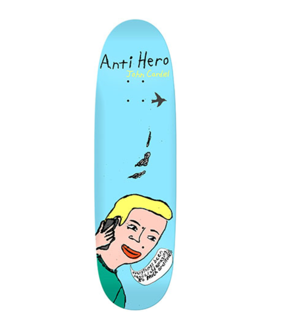 ANTI-HERO CARDIEL PIGEON VISION SHAPED DECK 9.18