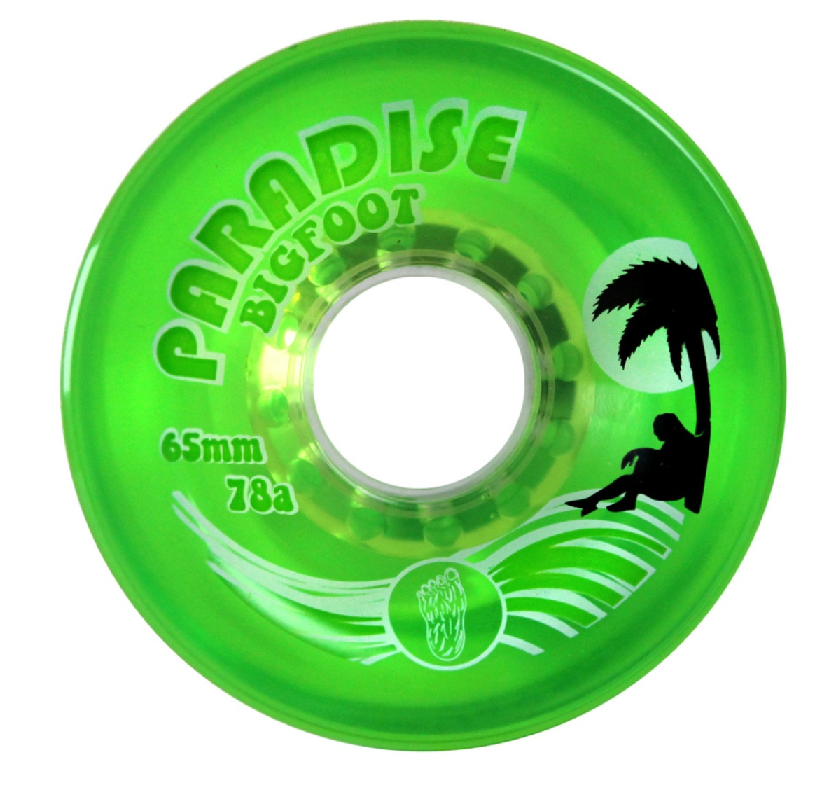 PARADISE ISLANDERS GREEN 65MM 78A (SET OF 4)