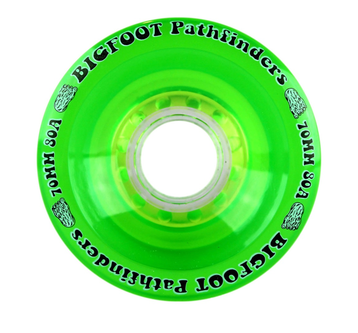 PARADISE PATH FINDERS GREEN 70MM 80A (SET OF 4)