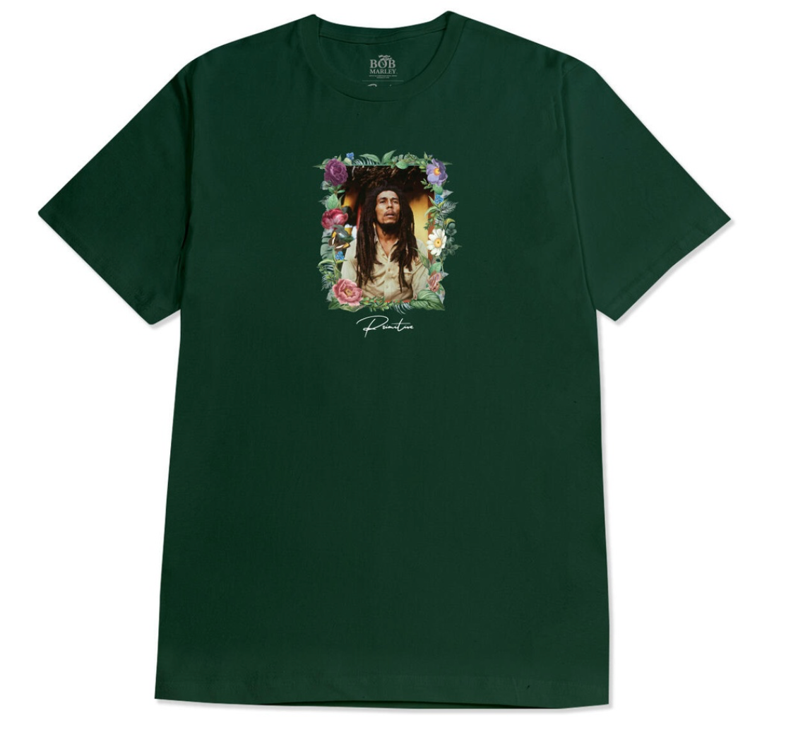 PRIMITIVE X BOB MARLEY EVERLASTING FOREST GREEN SS L