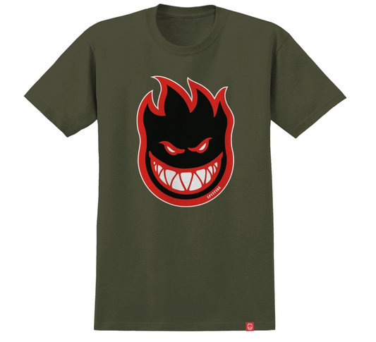 SPITFIRE BIGHEAD FILL MILITARY GREEN/RED SS L