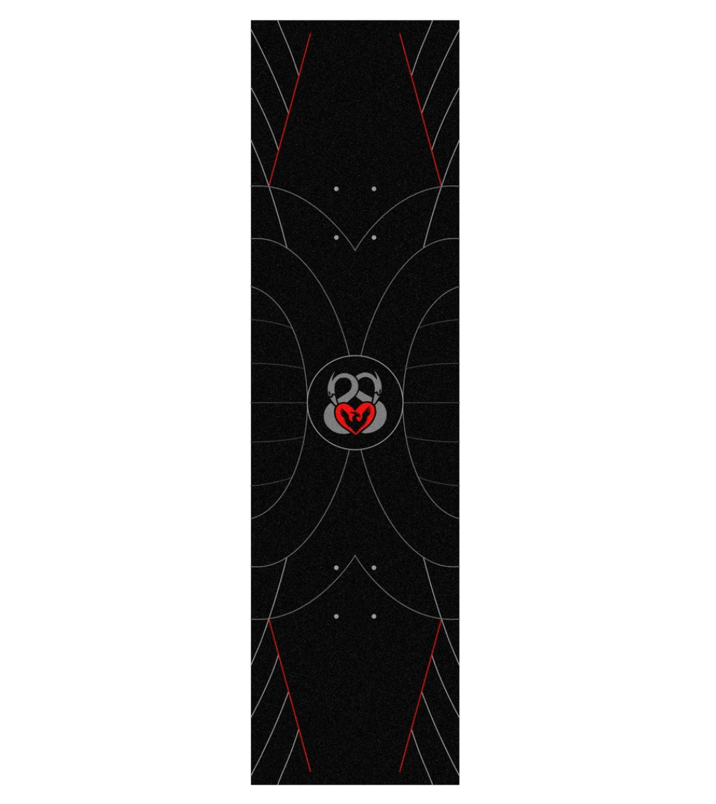 POWELL PERALTA 9" X 33" ANDERSON THEORY MAP BLACK SHEET