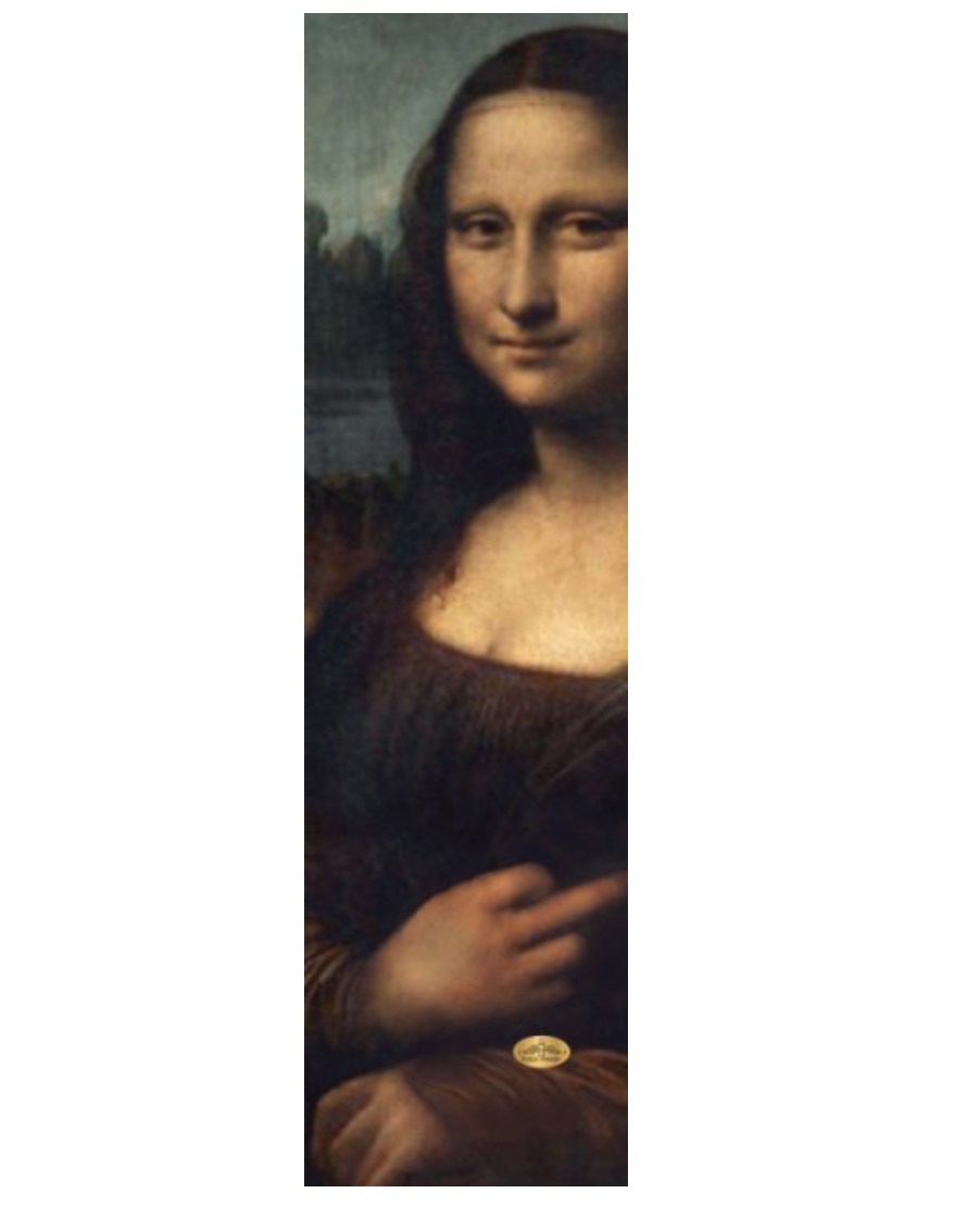 PVBLIC DOMAIN MONA LISA PERFORATED GRIP TAPE SHEET 9.00 X 33.00