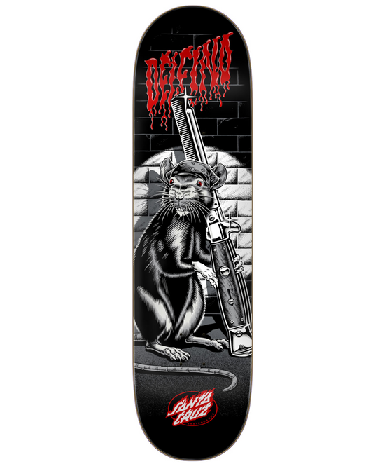 Delfino Skate Rat Pro Skateboard Deck 8.25in x 31.60in Santa Cruz