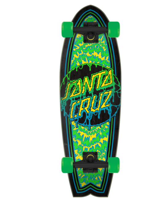 Toxic Dot 8.8in x 27.7in Shark Cruzer Santa Cruz