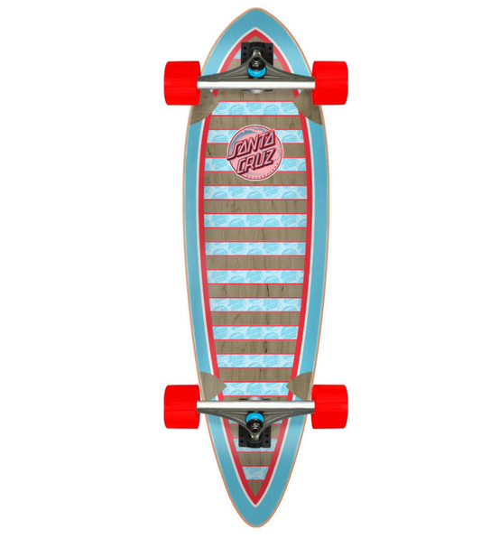 Decoder Wave 9.20in x 33in Pintail Cruiser Skateboard Santa Cruz