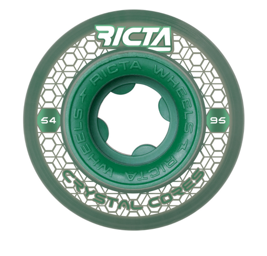 54mm Crystal Cores Clear Wide 95a Ricta Wheels